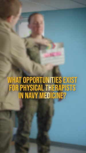 What opportunities exist for physical therapists in Navy Medicine?