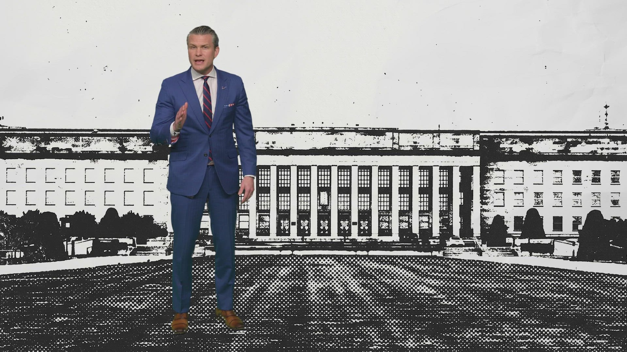 Secretary of War Pete Hegseth details plans for the Fiscal Year 2027 DoW budget in the Pentagon in Washington D.C., May 7, 2026. This information includes elements of AI-generated content, which were reviewed and edited by relevant DoW personnel to verify appropriateness and compliance with DoW policies and guidance. (DoW video by U.S. Navy Petty Officer 1st Class James S. Hong)