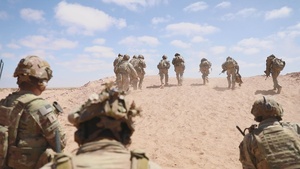 B-roll: Sky Soldiers participating in African Lion 26 counterattack lane validate emerging breach tactics with robotic systems