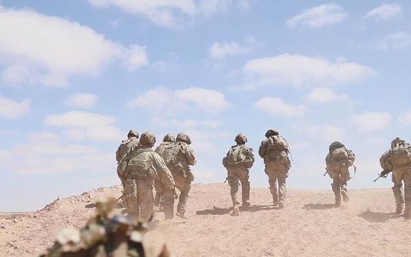 B-roll: Sky Soldiers participating in African Lion 26 counterattack lane validate emerging breach tactics with robotic systems