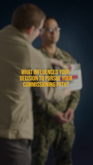 What influenced your decision to purse your commissioning path?