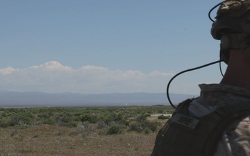 B-Roll: Marines coordinate simulated MV-22B Osprey CASEVAC