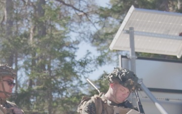 U.S. Marines, Airmen, Swedish soldiers conduct dry-fire close air support training with Finnish F-18s
