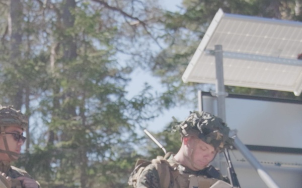 U.S. Marines, Airmen, Swedish soldiers conduct dry-fire close air support training with Finnish F-18s