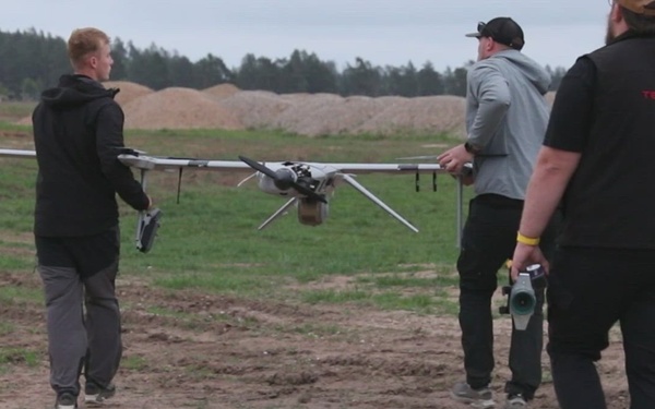 TEKEVER presents group 3 UAS capabilities to the 2d Cavalry Regiment during Saber Strike
