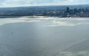 Future USS Cleveland Arrives in Cleveland Ahead of Commissioning