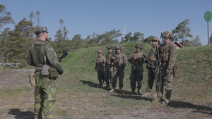 U.S. Marines, Swedish Home Guard Soldiers hone small unit tactics during Aurora 26