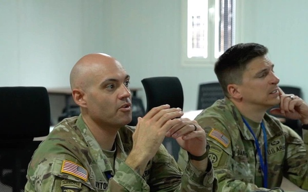 B-roll: Multinational service members attend inaugural African Lion 26 drone academics