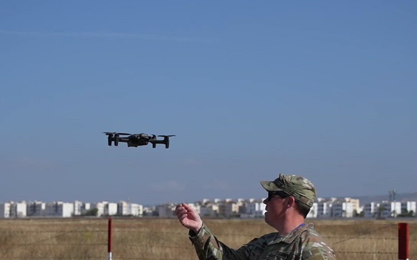 B-roll: Multinational service members fly drones during inaugural African Lion 26 drone academics