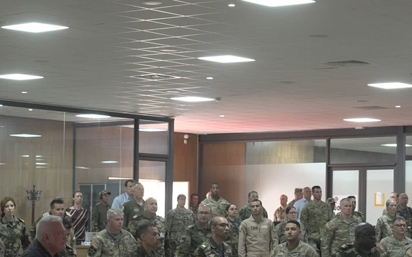 B-roll: African Lion 26 opening ceremony launches multinational exercise