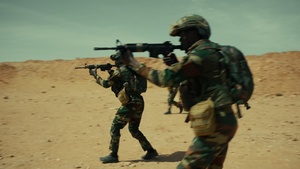 B-roll: US, Senegal service members train close-quarter battle tactics at African Lion 26
