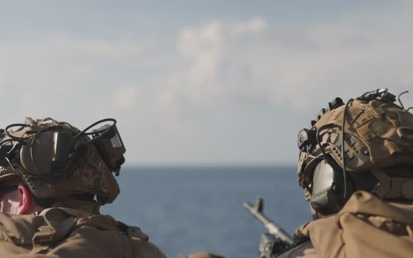 11th MEU Marines, Sailors Transit the Surigao Strait Aboard USS Boxer
