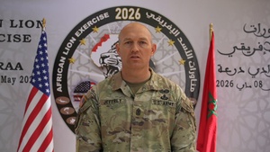 Interview: US Army Sgt. Maj. Patrick Jeffrey discusses modernization during African Lion 26