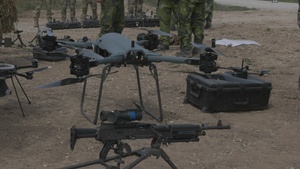 U.S. Marines display capabilities to foreign officials during Aurora 26