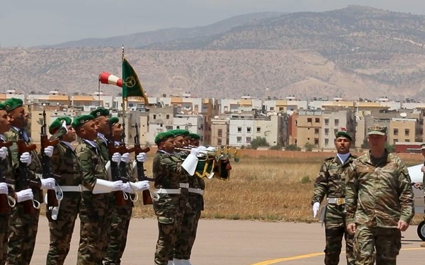 B-roll: USAFRICOM commander arrives to African Lion 26