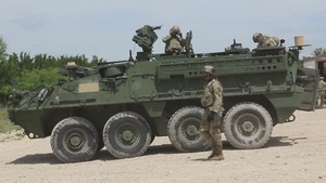 First Team Troopers launch Stinger missiles from Sergeant Stout platform B-Roll