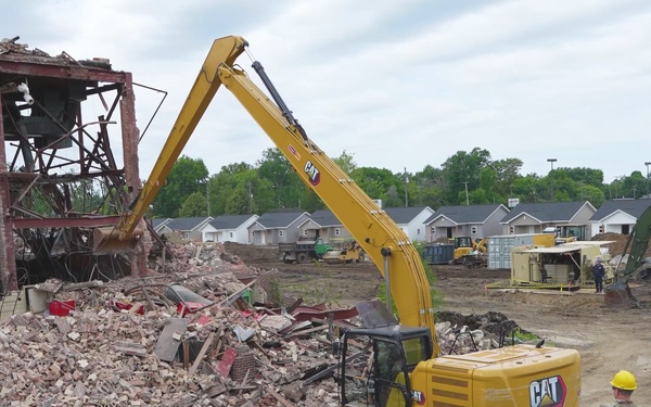 Hoosier Guardsmen Partner with Local Community for IRT Demolition Project (B-Roll Package)