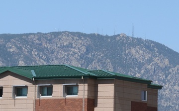 Exterior video of War Fighter Road Barracks, Ft Carson, Colo.