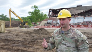 Hoosier Guardsmen Partner with Local Community for IRT Demolition Project (Interviews)