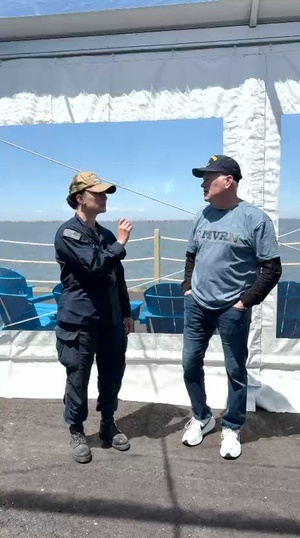 Future USS Cleveland Sailors Test Their Namesake City Knowledge
