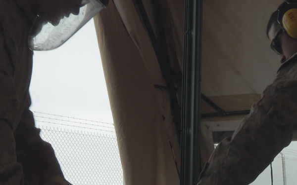 JTF-SB Marines conduct pre-fabrication operations