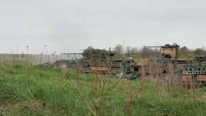 1 Squadron 2nd Cavalry Regiment Conducts Live Fire Exercise