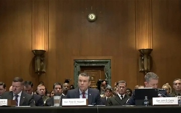 Hegseth, Caine Testify on DOW FY27 Budget Before Senate Subcommittee