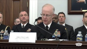 Navy, Marine Corps Leaders Testify on Budget Before House Subcommittee     