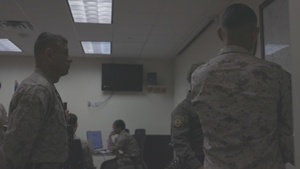 CLR-1 leadership visits JTF-SB Marines, interagency partners
