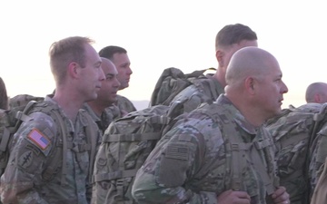 1st Armored Division Sustainment Brigade Conducts NCO PT Scavenger Ruck