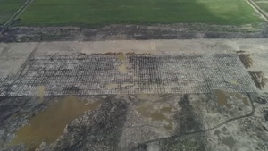 Controlled Construction detonation in Florida Everglades Broll