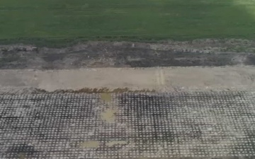 Controlled Construction detonation in Florida Everglades Broll