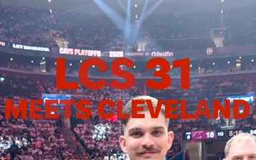 Cavaliers Recognize Future USS Cleveland Sailors