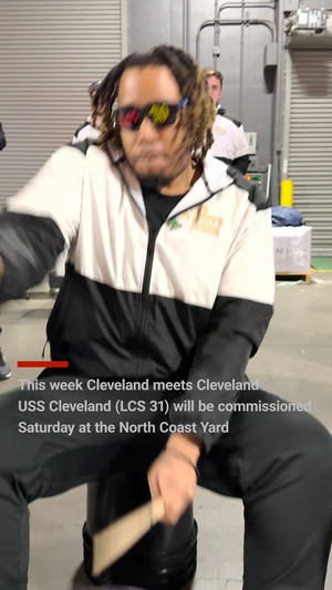 Cleveland Meets Cleveland Ahead of USS Cleveland Commissioning