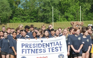 Quantico Hosts Presidential Fitness Test