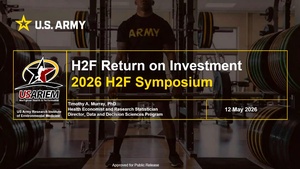 2026 H2F Symposium Return on Investment Keynote