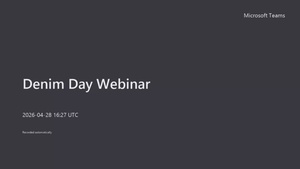 2026 Denim Day Webinar