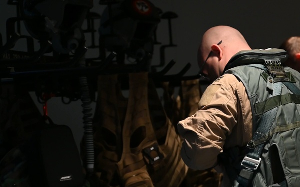 Lancer and Stratofortress Bombers depart for conditioning flight