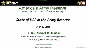 U.S. Army Reserve Update on H2F