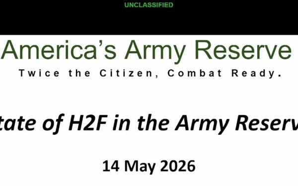U.S. Army Reserve Update on H2F