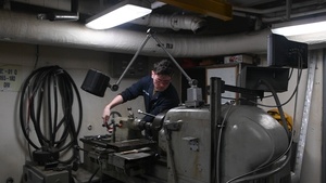 Nimitz Sailors Conduct Metalwork
