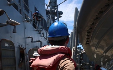 Fitzgerald conducts small boat operations