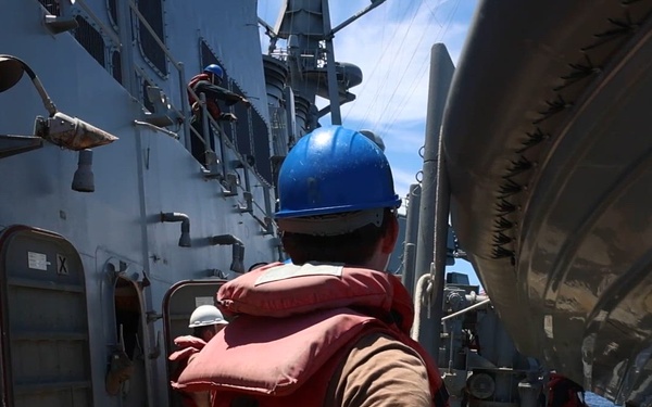 Fitzgerald conducts small boat operations