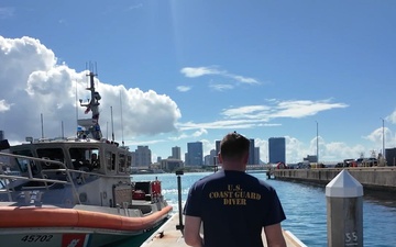 U.S. Coast Guard Regional Dive Locker Pacific conducts submersible remote operated vehicle training