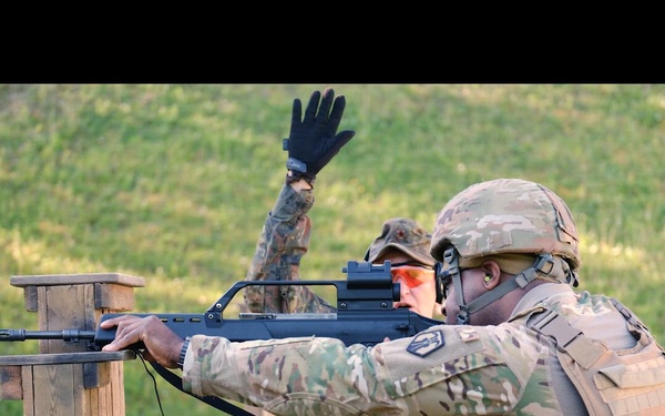 U.S. Army Reserve Soldiers participate in German shooting event with Bundeswehr reserve forces
