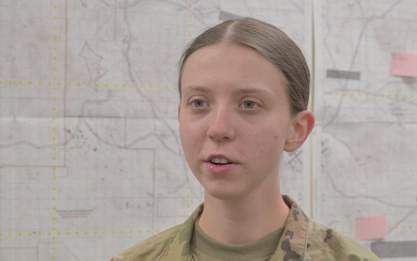 1st Lt. Jana Hendricks speaks about being a Cyber Electromagnetic Warfare Officer