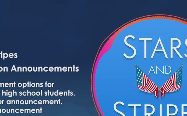 AFN Naples Social Media Excerpt - Stars &amp; Stripes Graduation Announcements