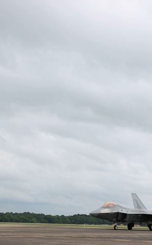 F-22 Demonstration Team performs at Maxwell Air Force Base B-Roll