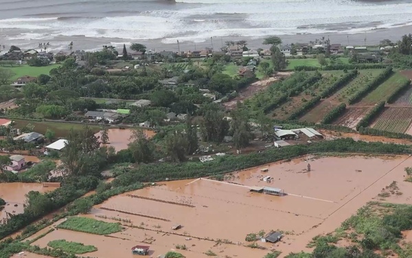 Hawaii National Guard conducts response and recovery missions during Kona Low storms