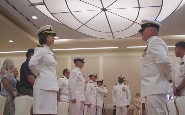 Dabelić transfers directorship of Naval Medical Center Camp Lejeune and command of Navy Medicine Readiness and Training Command Camp Lejeune to Stewart